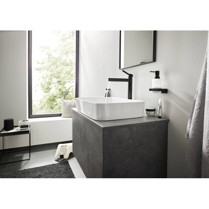 Hansgrohe AddStoris Liquid Soap Dispenser In Matt Black main image 1
